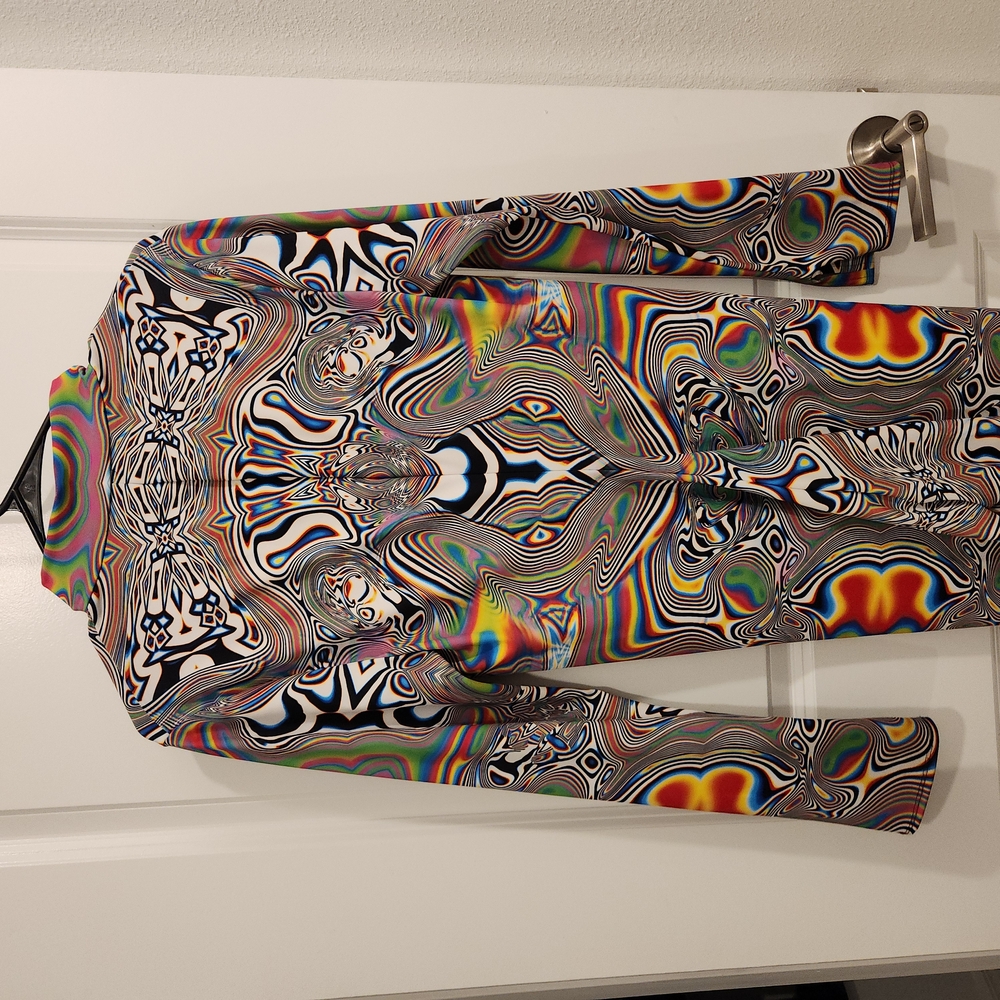 Psychedelic Multicolor Full Body Catsuit Badinka - Picture 5 of 5